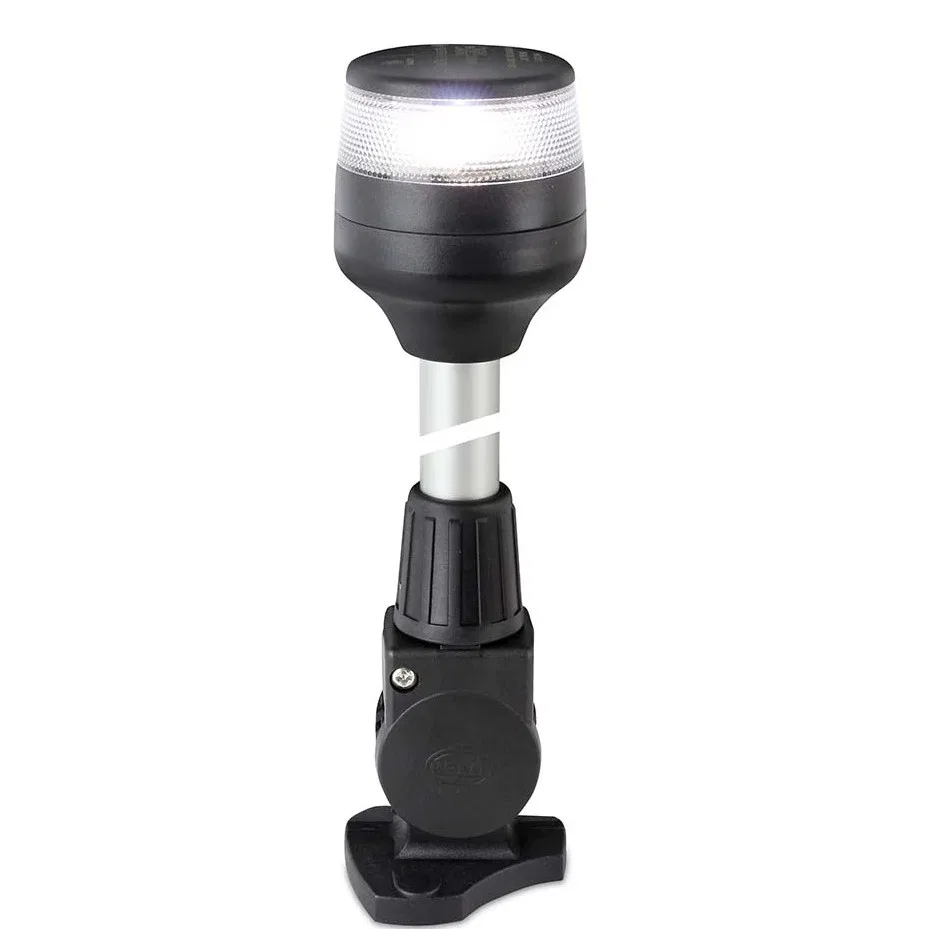 980960341 – HELLA LIGHTS Navigation Light, All-Round Compact Fold Down Pole Light 9 To 33 Volt DC 1 Watt IP67 Waterpr...